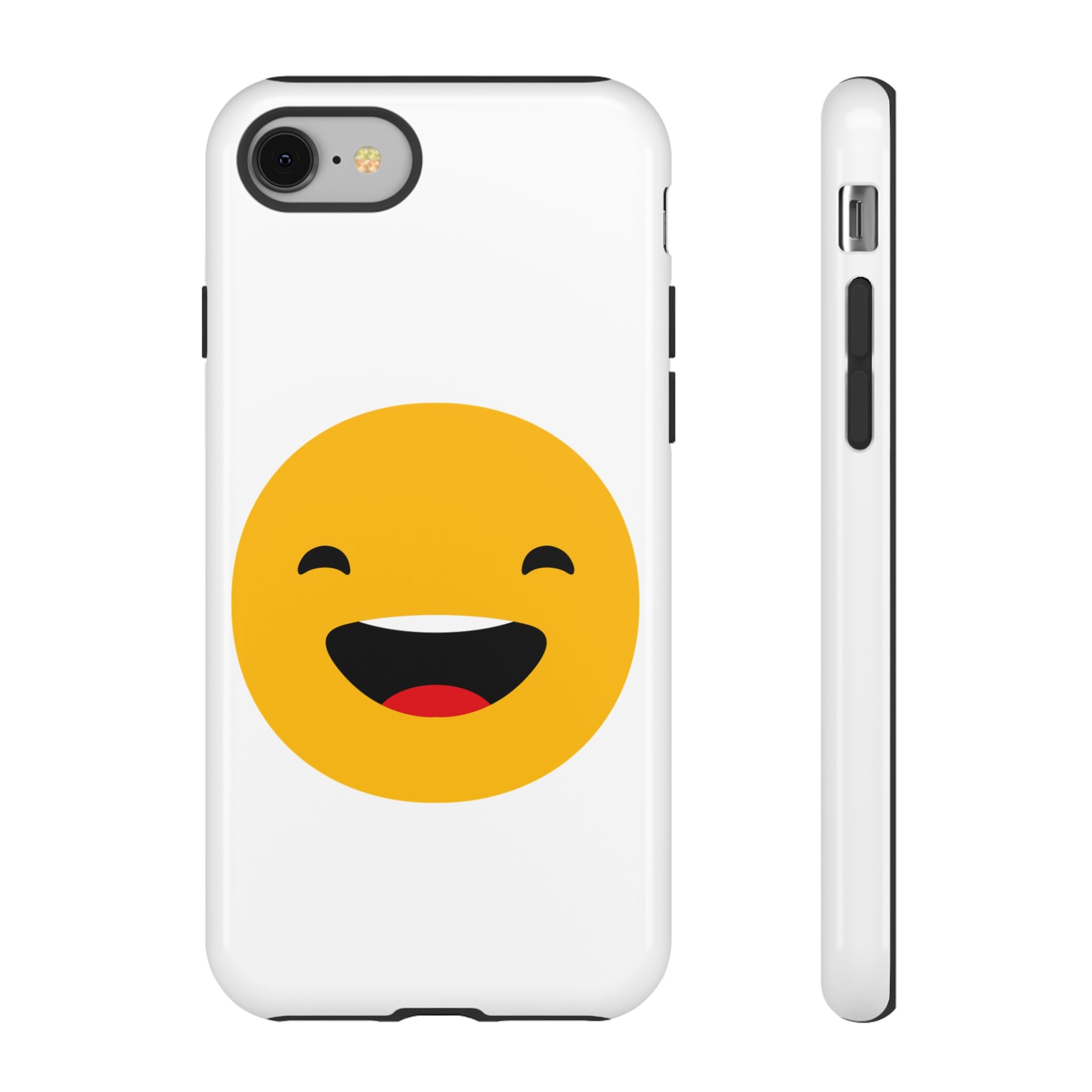 Happy Face Tough Phone Case - Durable Protection with Smile Design
